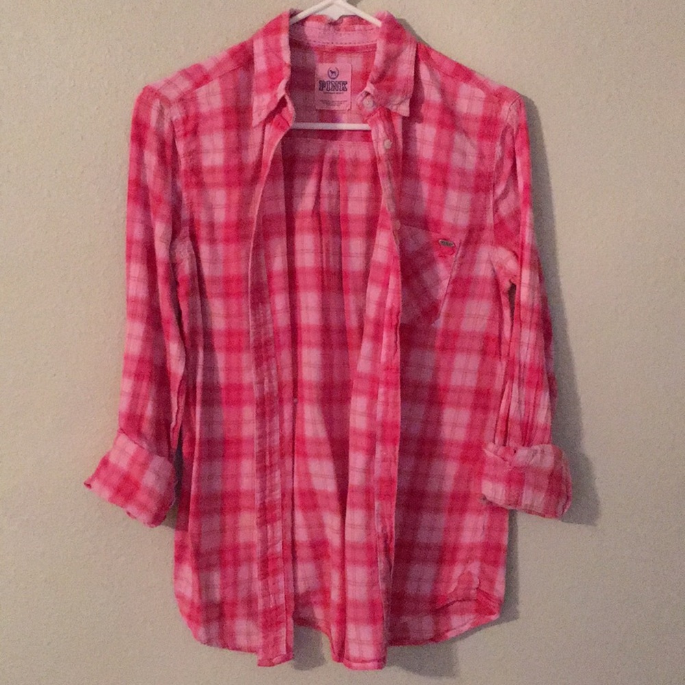 PINK button down!